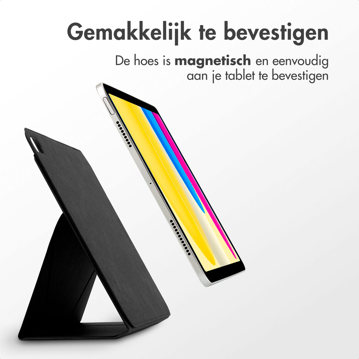 Accezz High Stand tablet case Apple iPad 11 (2025) 11 inch A16 / iPad 10 (2022) 10.9 inch - Zwart - Afbeelding 8