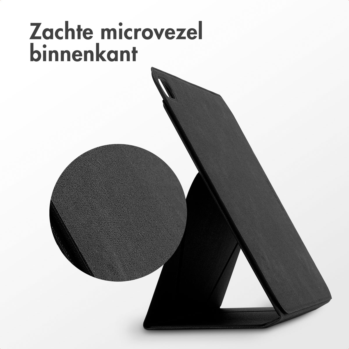 Accezz High Stand tablet case Apple iPad 11 (2025) 11 inch A16 / iPad 10 (2022) 10.9 inch - Zwart - Afbeelding 4