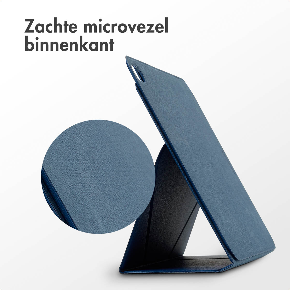 Accezz High Stand tablet case Apple iPad 11 (2025) 11 inch A16 / iPad 10 (2022) 10.9 inch - Donkerblauw - Afbeelding 4