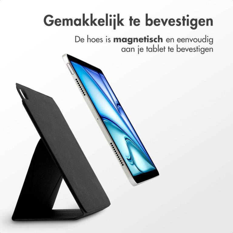 Accezz High Stand tablet case Apple iPad Air 11 inch (2025) M3 / (2024) M2 / Air 5 (2022) / Air 4 (2020) - Zwart - Afbeelding 8