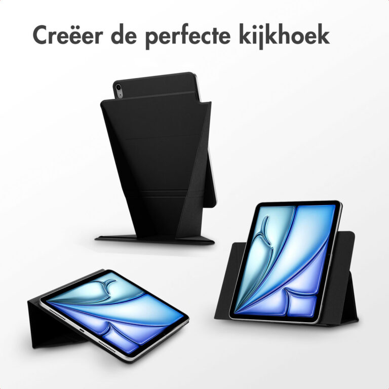 Accezz High Stand tablet case Apple iPad Air 11 inch (2025) M3 / (2024) M2 / Air 5 (2022) / Air 4 (2020) - Zwart - Afbeelding 5