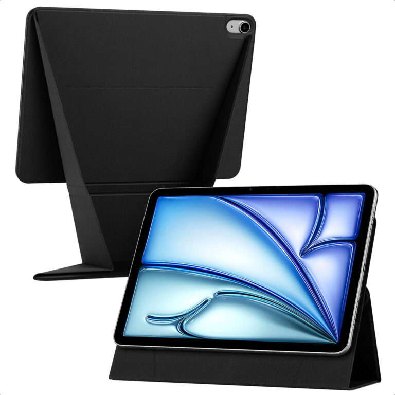 Accezz High Stand tablet case Apple iPad Air 11 inch (2025) M3 / (2024) M2 / Air 5 (2022) / Air 4 (2020) - Zwart - Afbeelding 10