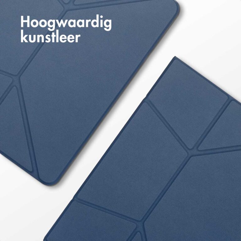 Accezz High Stand tablet case Apple iPad Air 11 inch (2025) M3 / (2024) M2 / Air 5 (2022) / Air 4 (2020) - Donkerblauw - Afbeelding 6