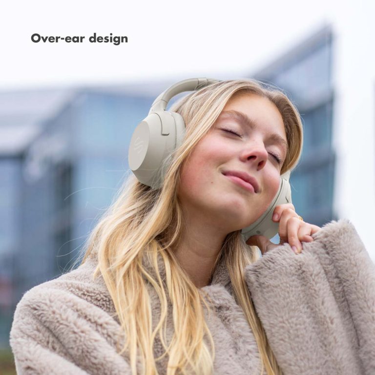 Selencia Urban Play Draadloze Koptelefoon - Active Noise Cancelling (ANC) - Met Opbergcase - Melody Mist - Afbeelding 10