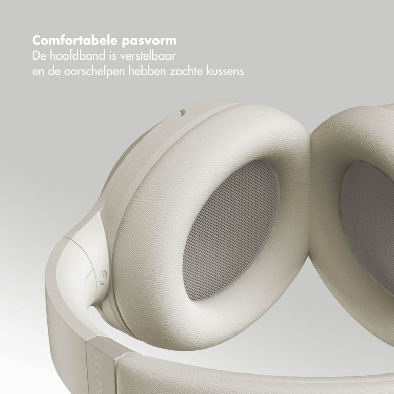 Selencia Urban Play Draadloze Koptelefoon - Active Noise Cancelling (ANC) - Met Opbergcase - Melody Mist - Afbeelding 5