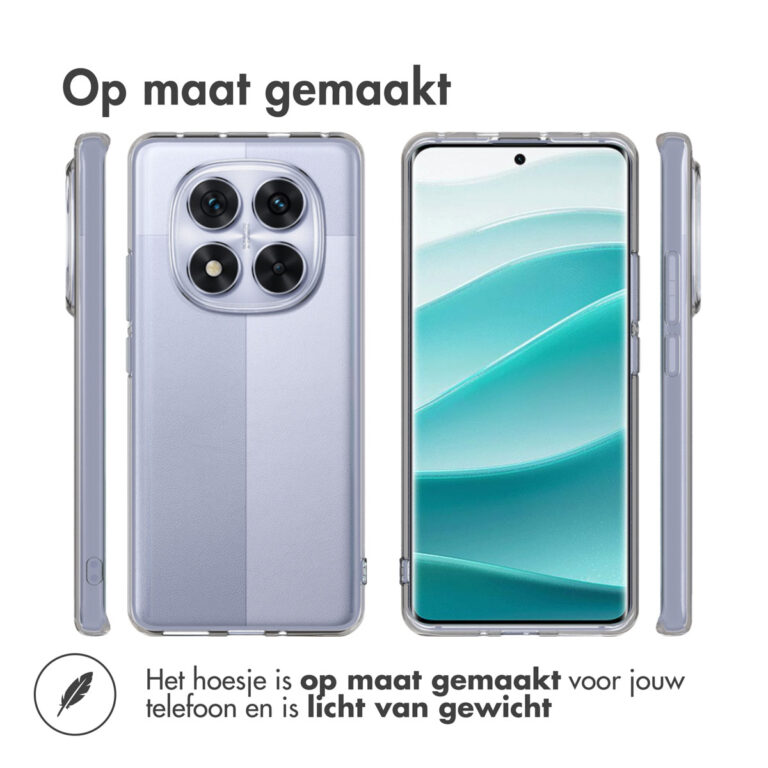 Accezz Clear Backcover Xiaomi Redmi Note 14 Pro (4G) - Transparant - Afbeelding 3