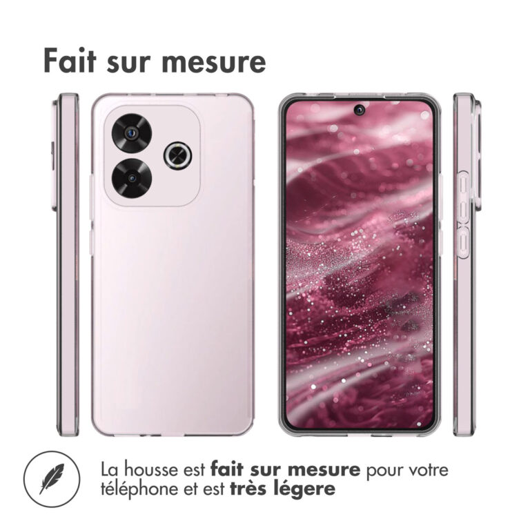 Accezz Clear Backcover Xiaomi Redmi Note 14 (4G) - Transparant - Afbeelding 7