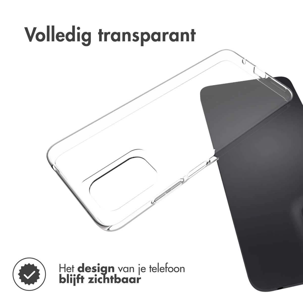 Accezz Clear Backcover Motorola Moto G05 / E15 - Transparant - Afbeelding 6