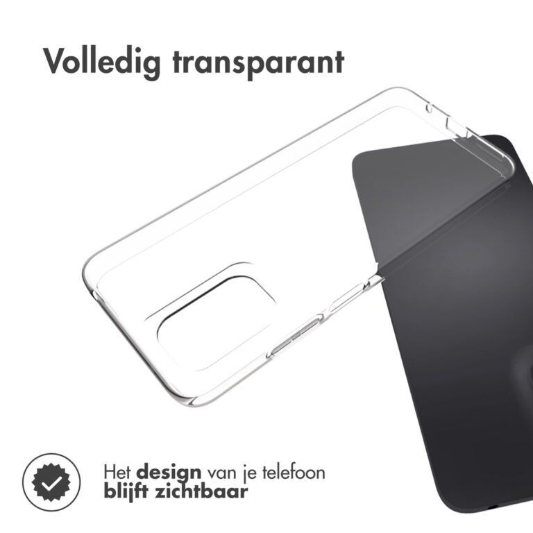 Accezz Clear Backcover Motorola Moto G05 / E15 - Transparant - Afbeelding 5