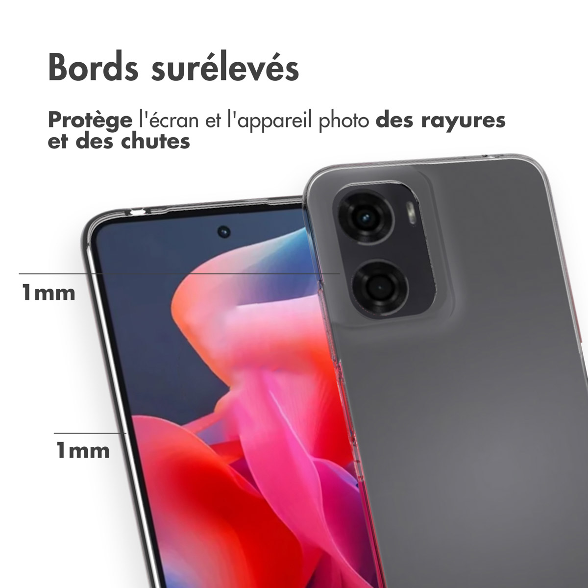 Accezz Clear Backcover Motorola Moto G05 / E15 - Transparant - Afbeelding 8