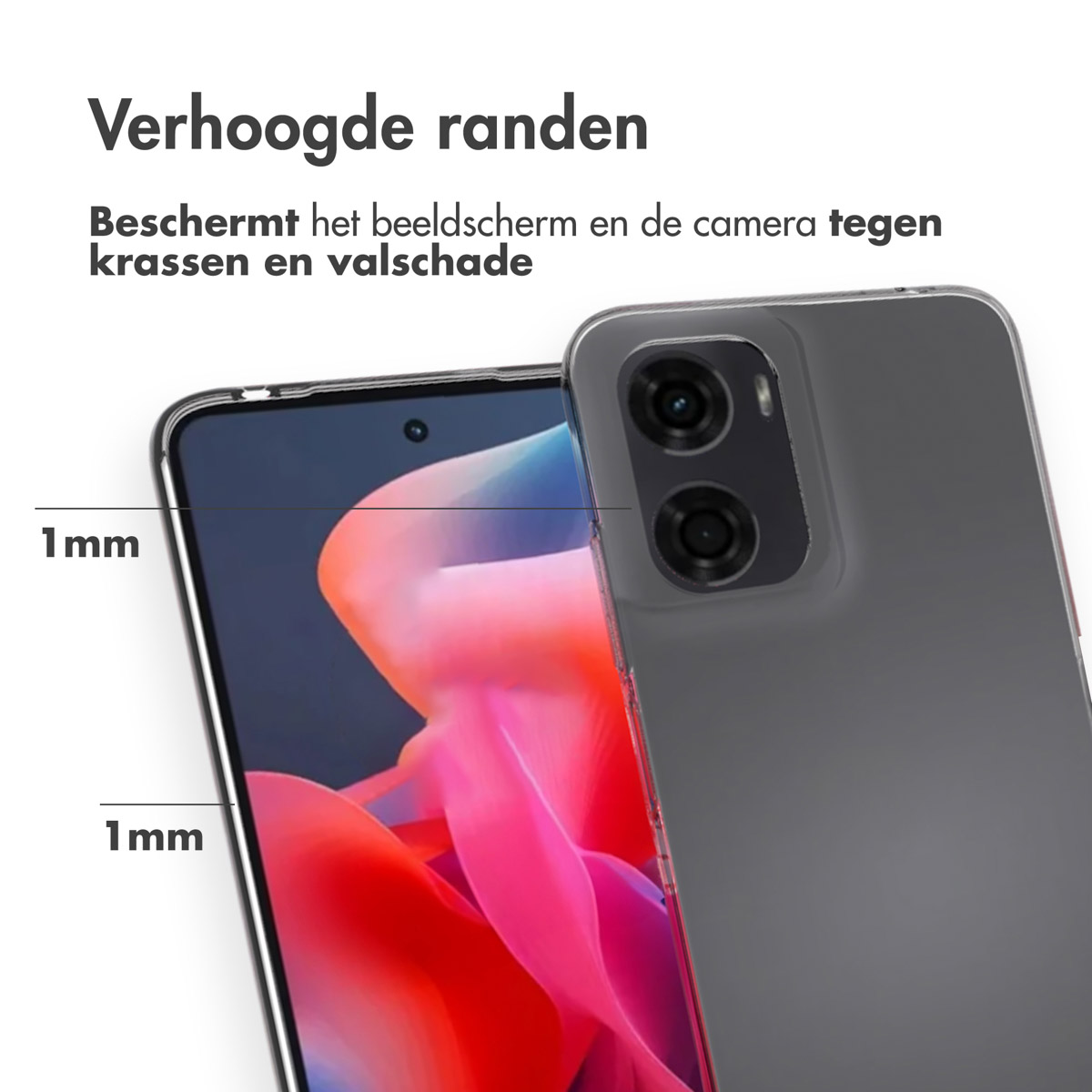 Accezz Clear Backcover Motorola Moto G05 / E15 - Transparant - Afbeelding 9