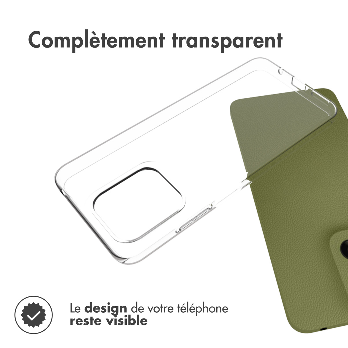 Accezz Clear Backcover Motorola Moto G15 / G15 Power - Transparant - Afbeelding 5