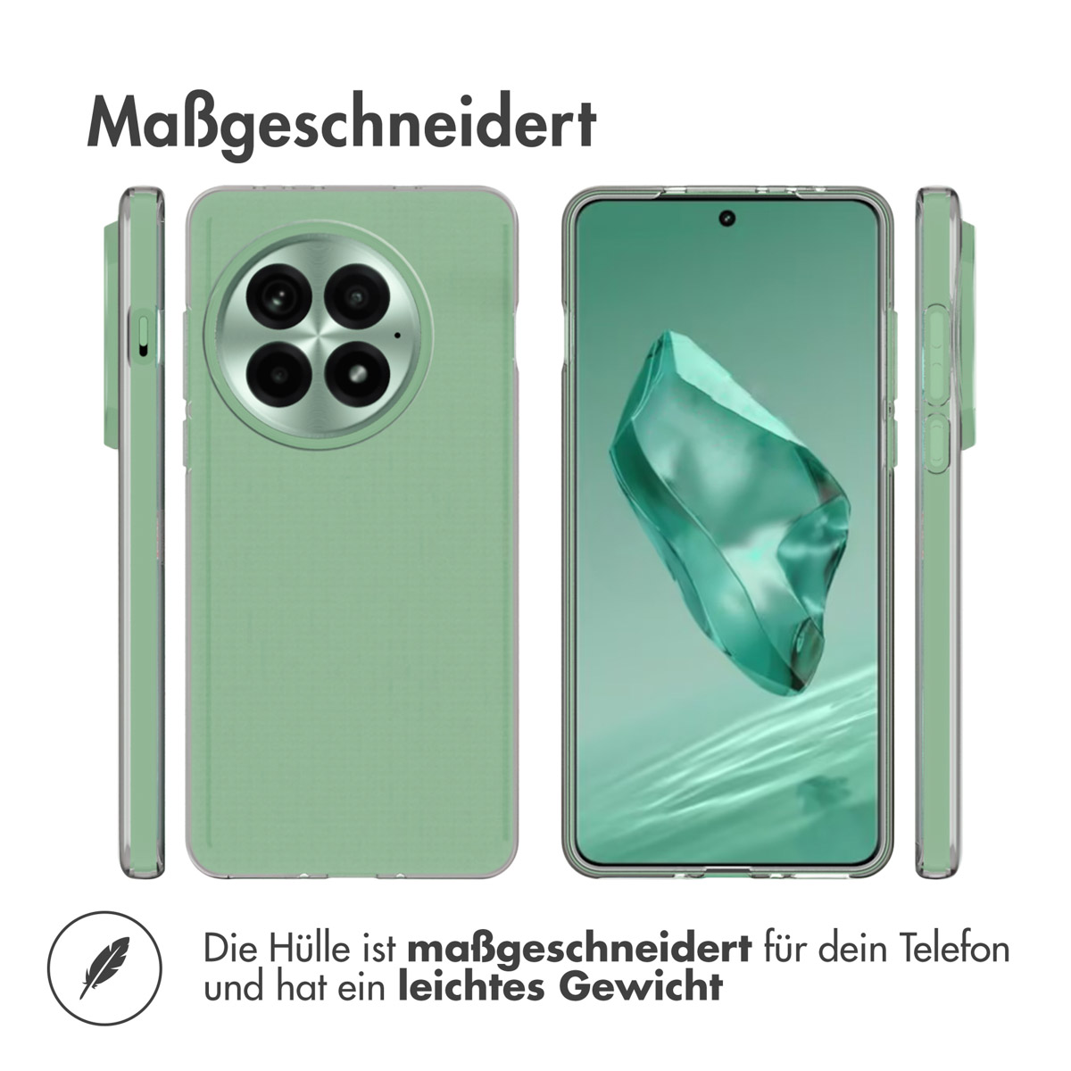 Accezz Clear Backcover OnePlus 13R - Transparant - Afbeelding 10