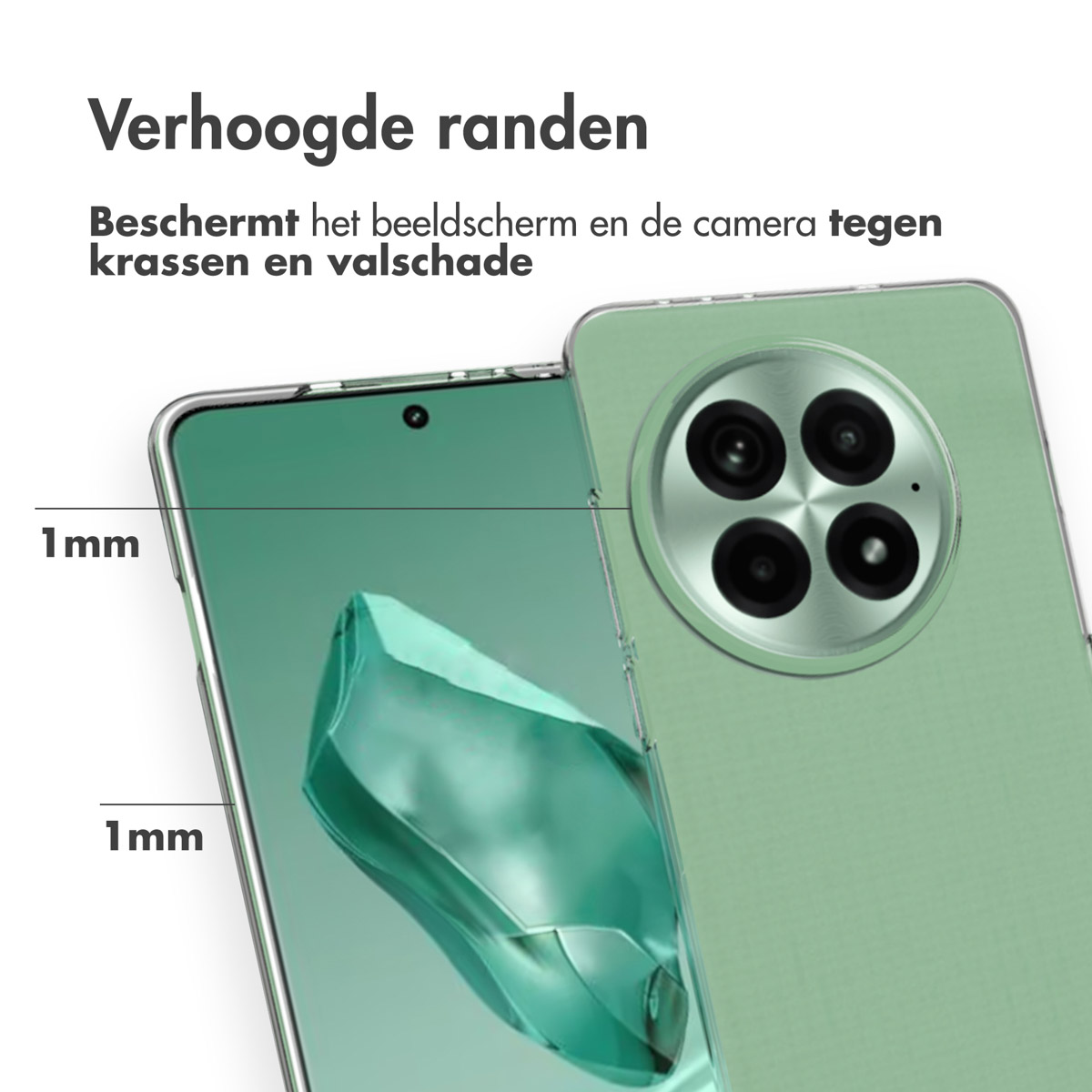 Accezz Clear Backcover OnePlus 13R - Transparant - Afbeelding 9