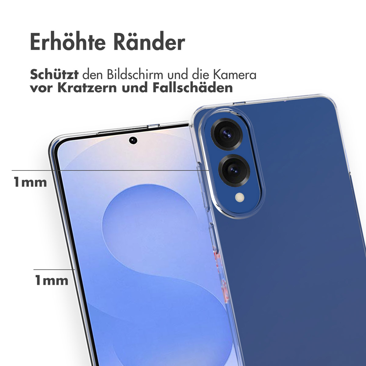 Accezz Clear Backcover Samsung Galaxy S25 Edge - Transparant - Afbeelding 7