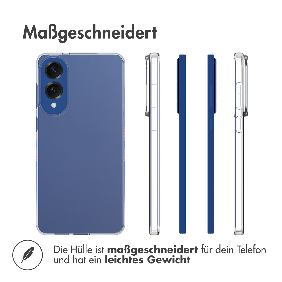 Accezz Clear Backcover Samsung Galaxy S25 Edge - Transparant - Afbeelding 10