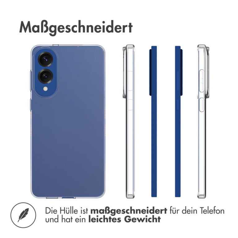 Accezz Clear Backcover Samsung Galaxy S25 Edge - Transparant - Afbeelding 8