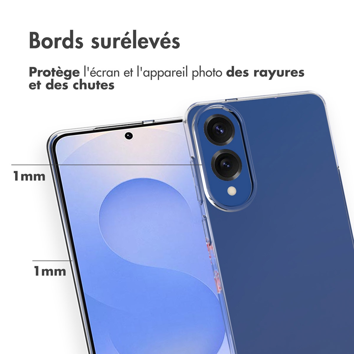 Accezz Clear Backcover Samsung Galaxy S25 Edge - Transparant - Afbeelding 8