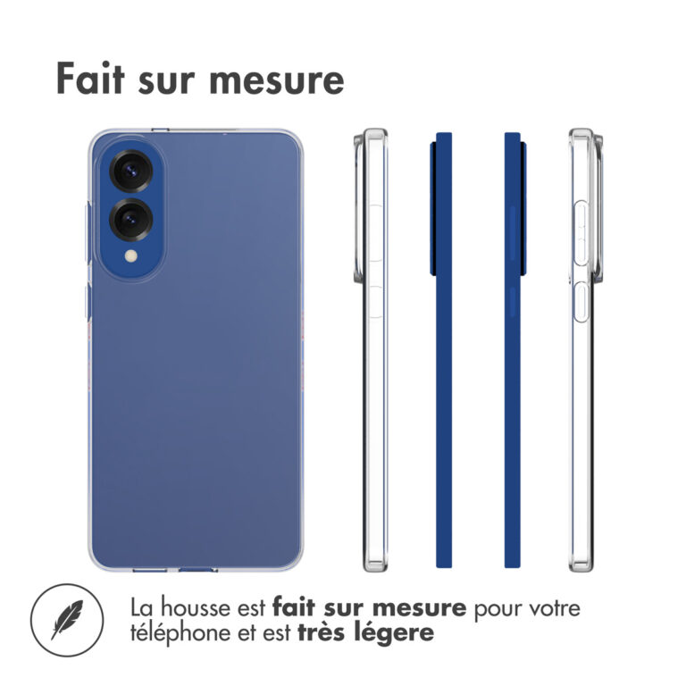 Accezz Clear Backcover Samsung Galaxy S25 Edge - Transparant - Afbeelding 5