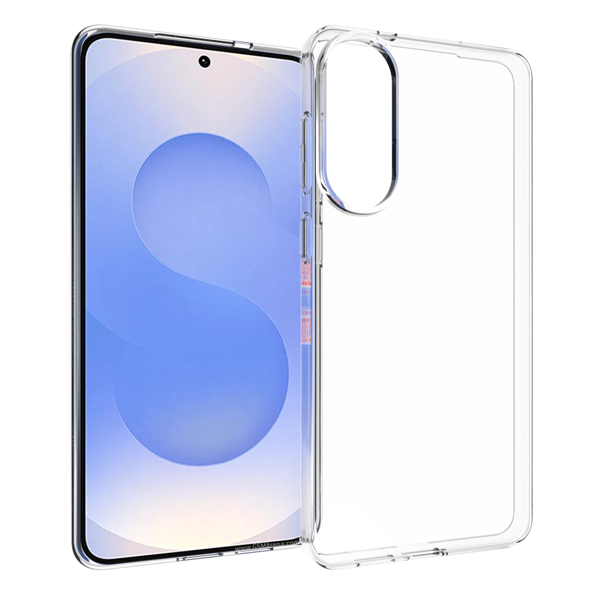 Accezz Clear Backcover Samsung Galaxy S25 Edge - Transparant - Afbeelding 2