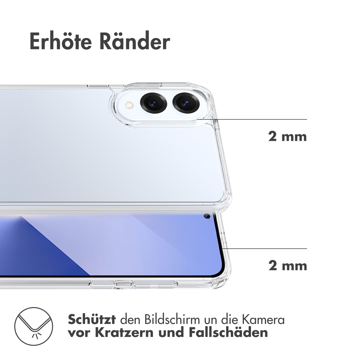 Accezz Xtreme Impact Backcover Samsung Galaxy S25 Edge - Transparant - Afbeelding 8