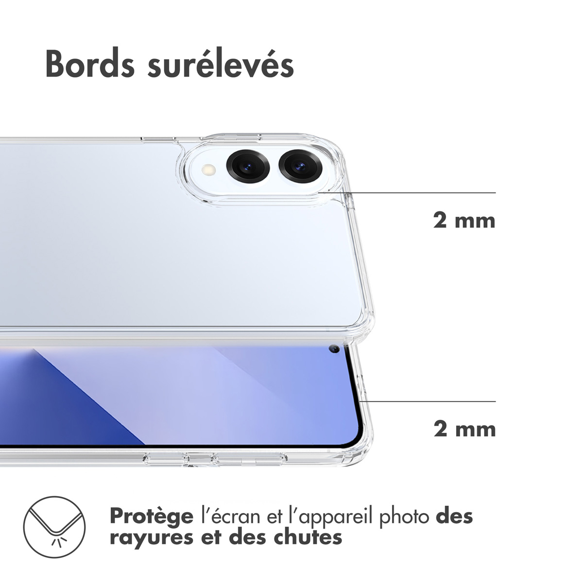 Accezz Xtreme Impact Backcover Samsung Galaxy S25 Edge - Transparant - Afbeelding 9