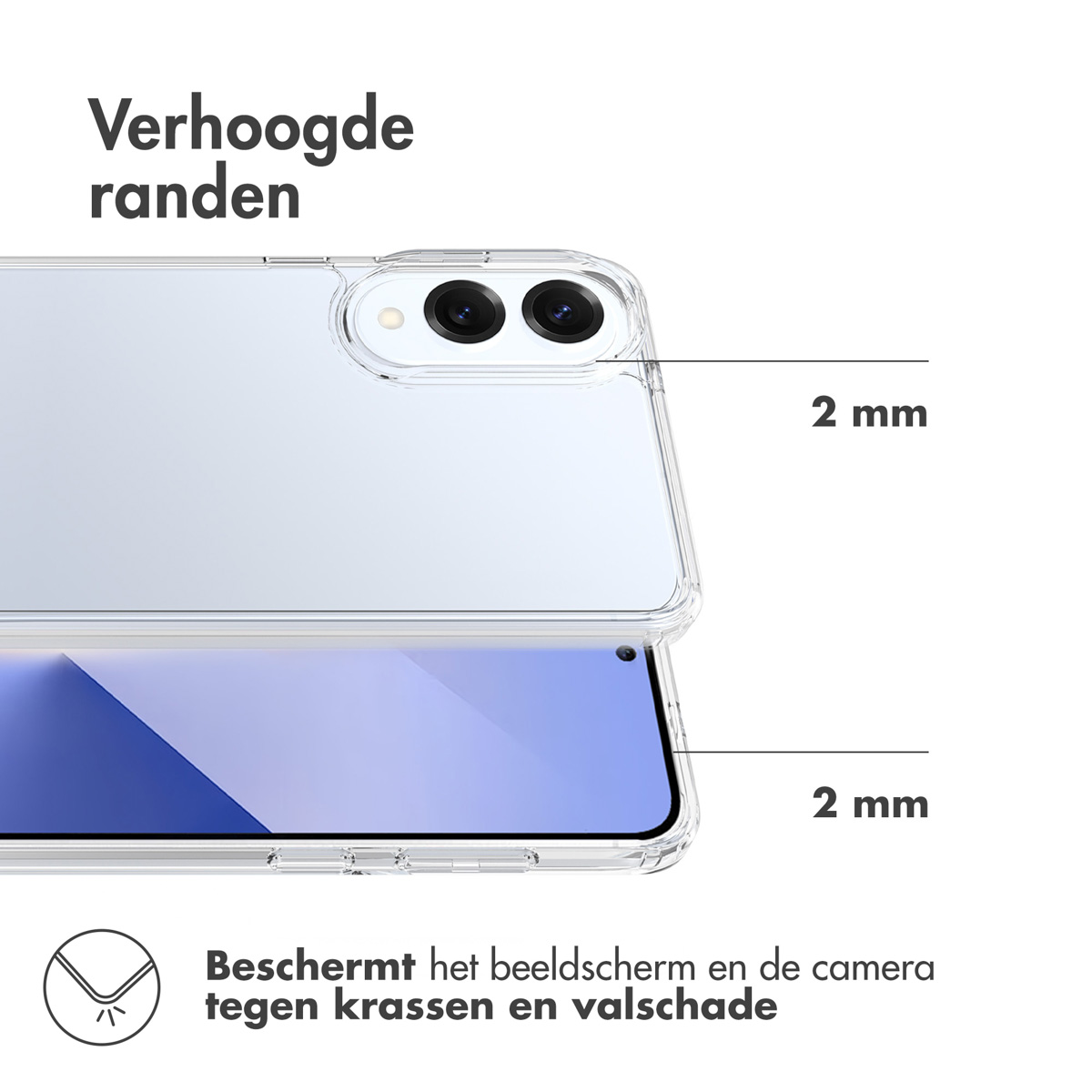 Accezz Xtreme Impact Backcover Samsung Galaxy S25 Edge - Transparant - Afbeelding 7