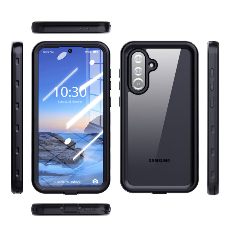 Redpepper Dot Plus Waterproof Backcover Samsung Galaxy A36 - Zwart - Afbeelding 3