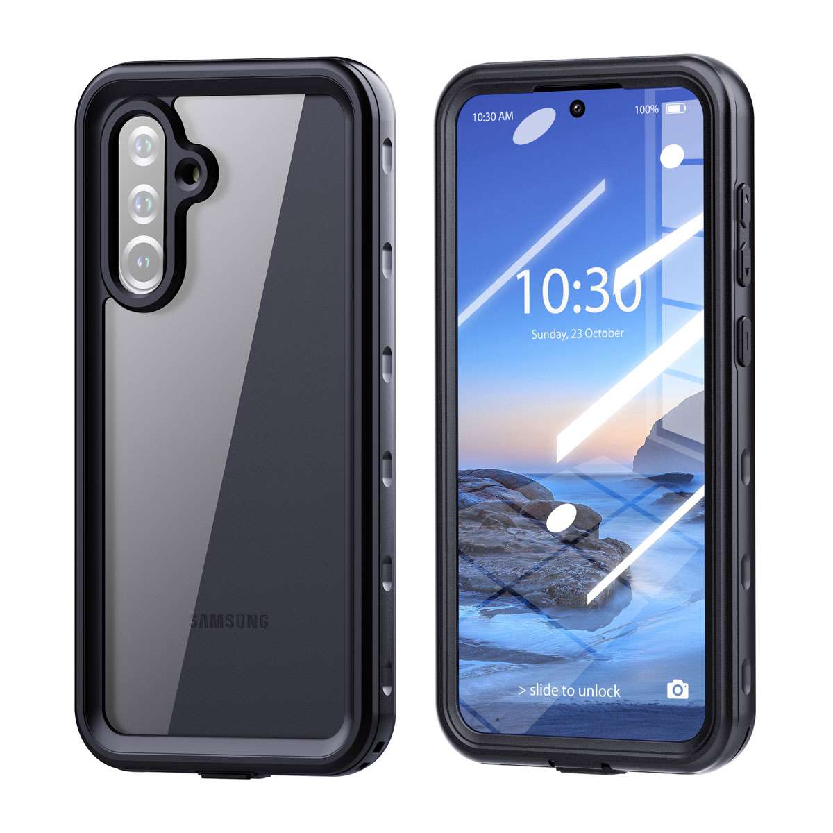 Redpepper Dot Plus Waterproof Backcover Samsung Galaxy A36 – Zwart