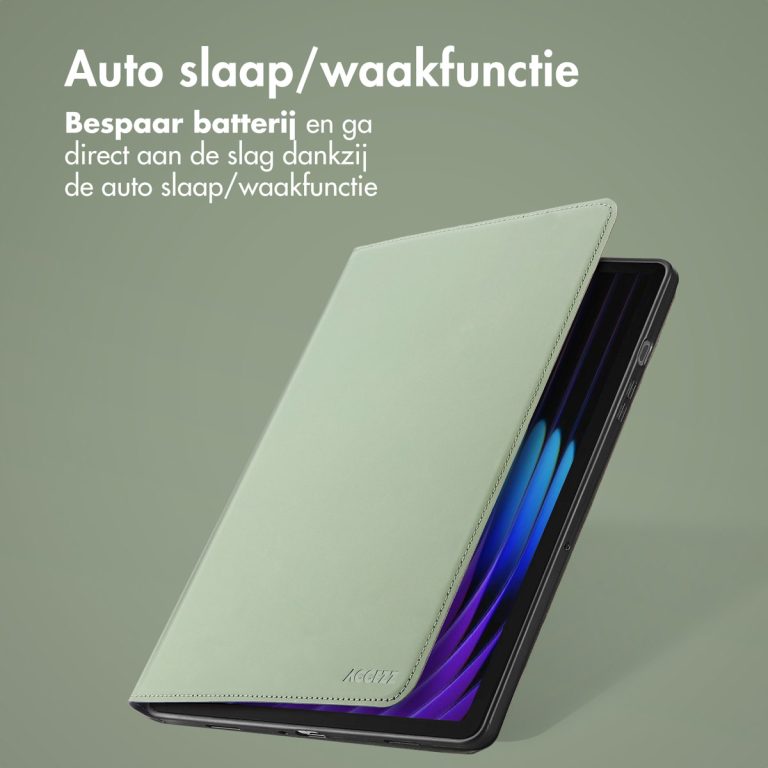 Accezz Classic Tablet Case Xiaomi Pad 7 / 7 Pro - Groen - Afbeelding 8