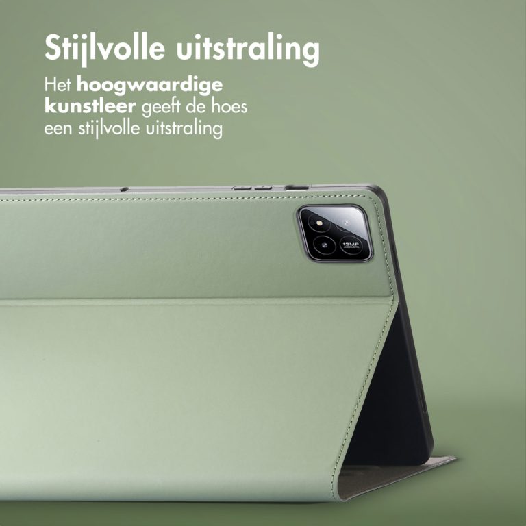 Accezz Classic Tablet Case Xiaomi Pad 7 / 7 Pro - Groen - Afbeelding 10