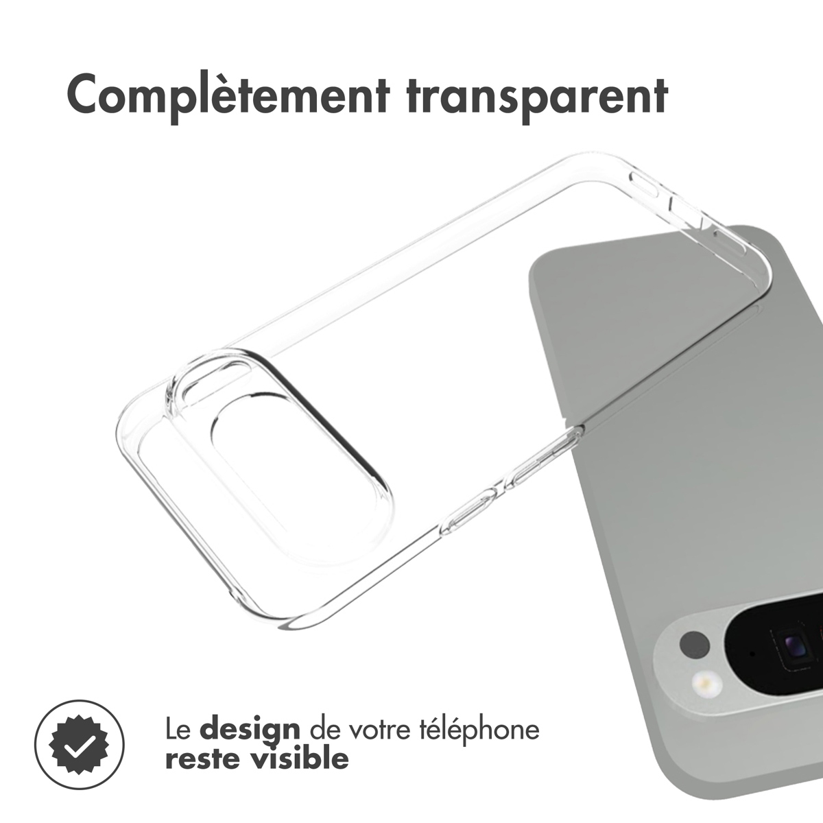 Accezz Clear Backcover Google Pixel 10 Pro XL - Transparant - Afbeelding 4