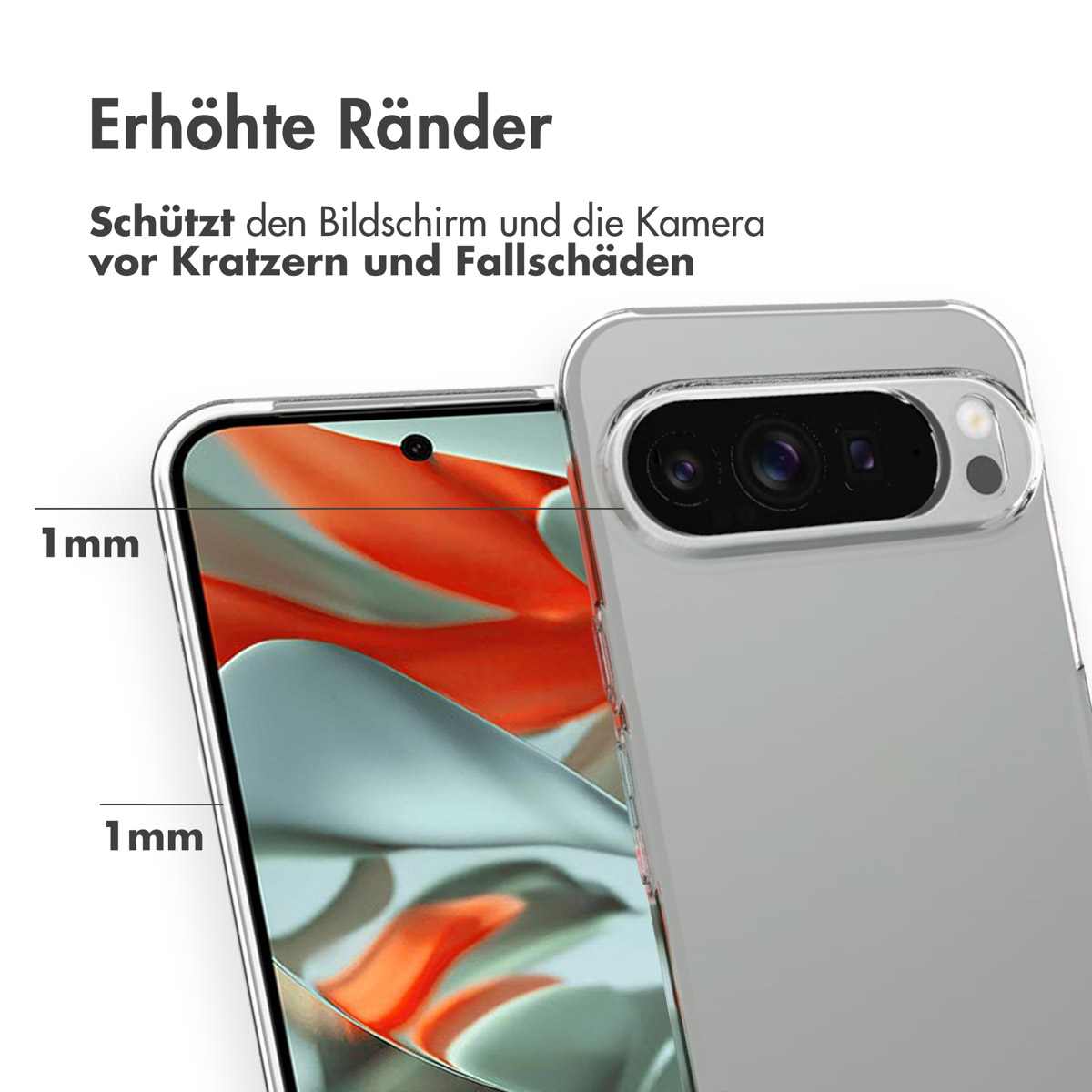 Accezz Clear Backcover Google Pixel 10 Pro XL - Transparant - Afbeelding 7