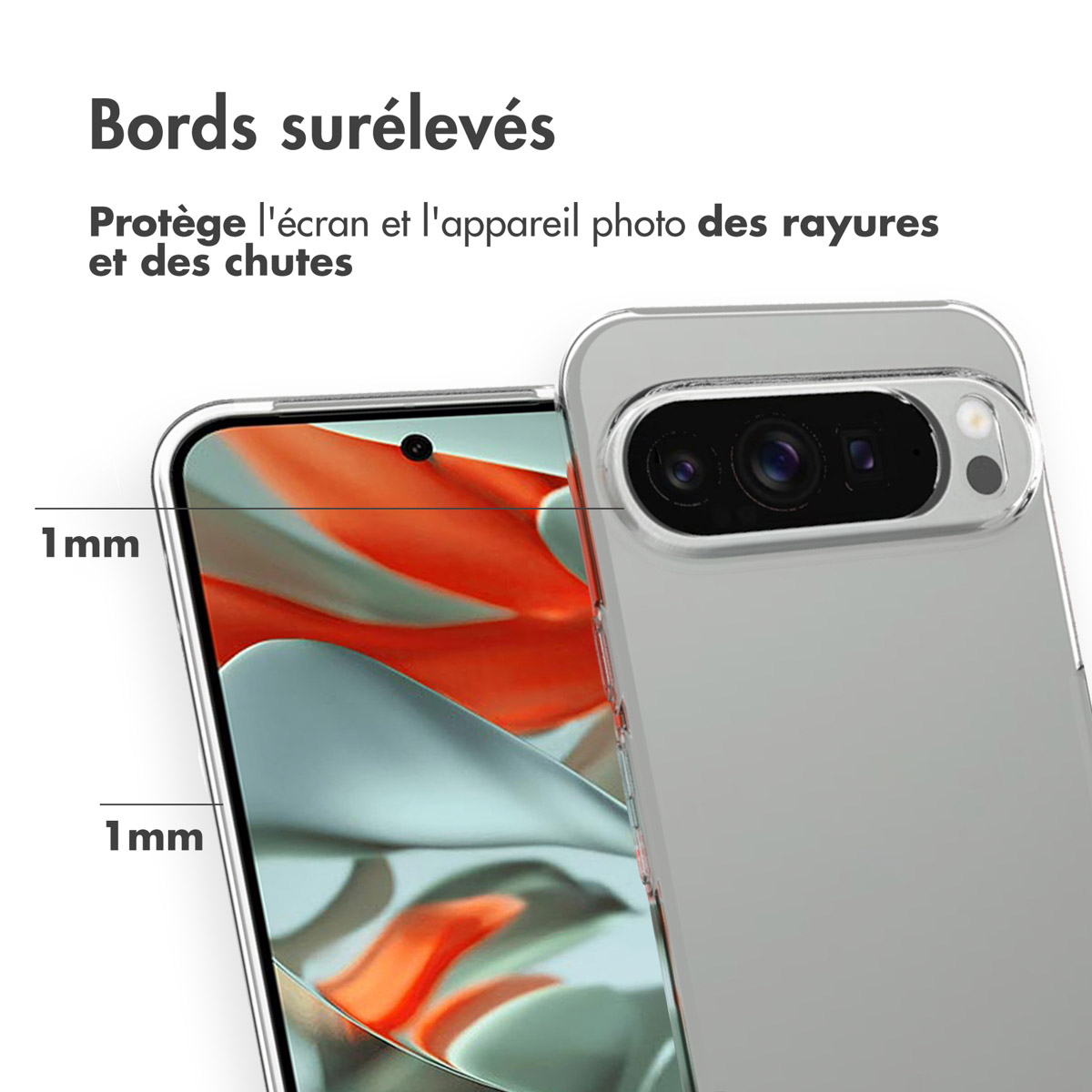 Accezz Clear Backcover Google Pixel 10 Pro XL - Transparant - Afbeelding 8
