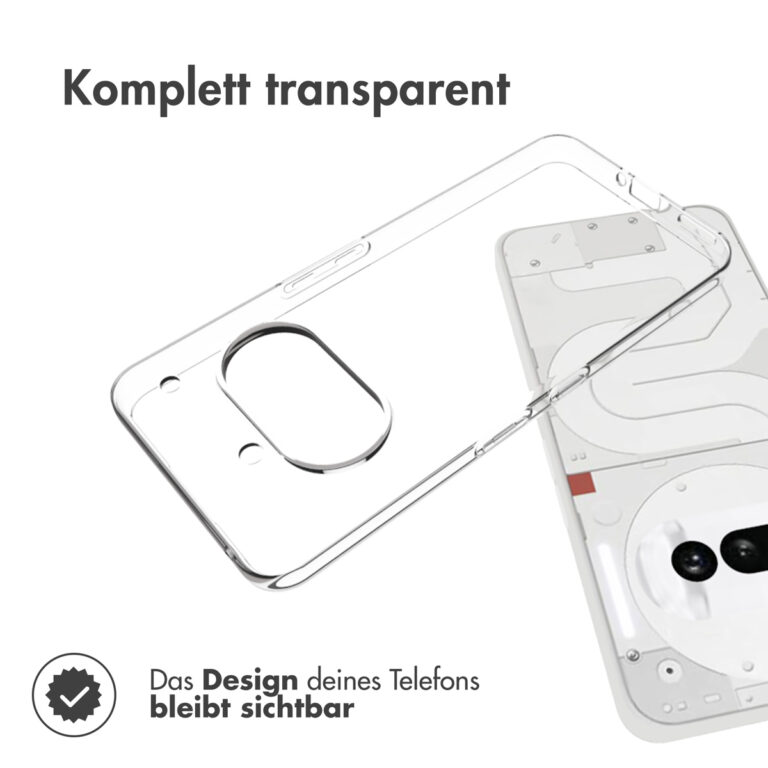 Accezz Clear Backcover Nothing Phone (3a) - Transparant - Afbeelding 10