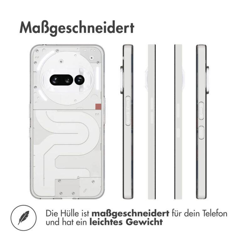 Accezz Clear Backcover Nothing Phone (3a) - Transparant - Afbeelding 8