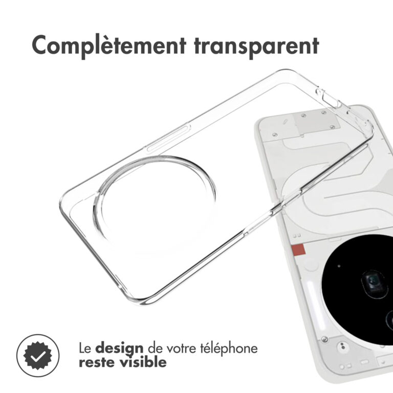 Accezz Clear Backcover Nothing Phone (3a) Pro - Transparant - Afbeelding 7