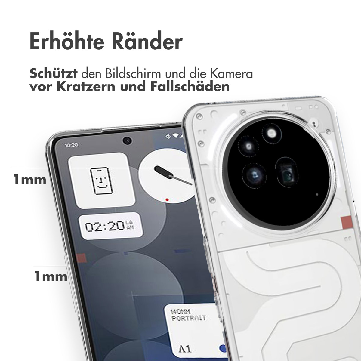 Accezz Clear Backcover Nothing Phone (3a) Pro - Transparant - Afbeelding 7