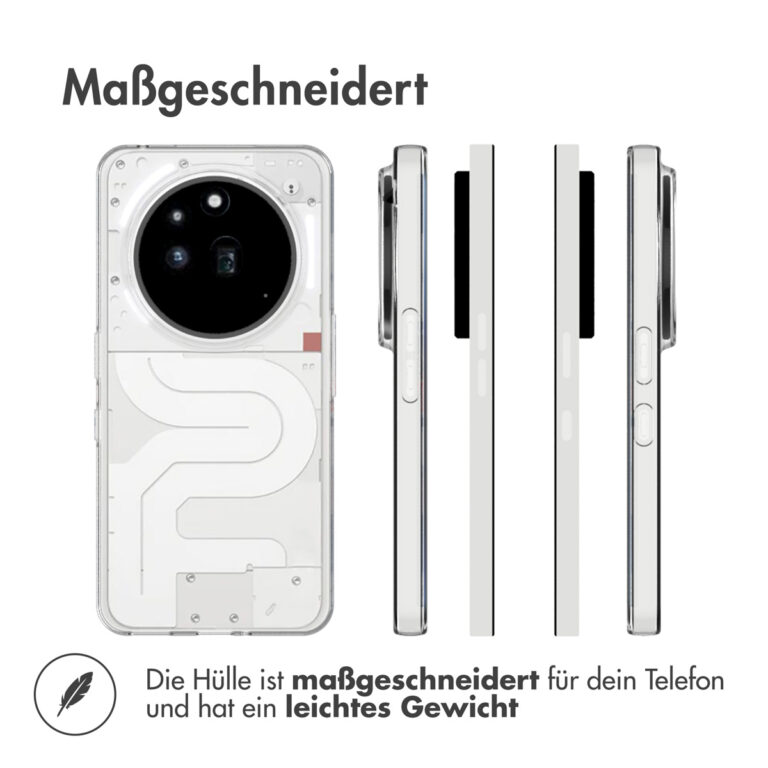 Accezz Clear Backcover Nothing Phone (3a) Pro - Transparant - Afbeelding 8