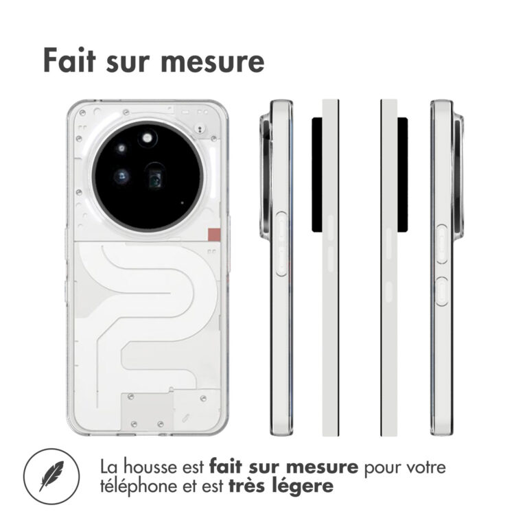 Accezz Clear Backcover Nothing Phone (3a) Pro - Transparant - Afbeelding 5
