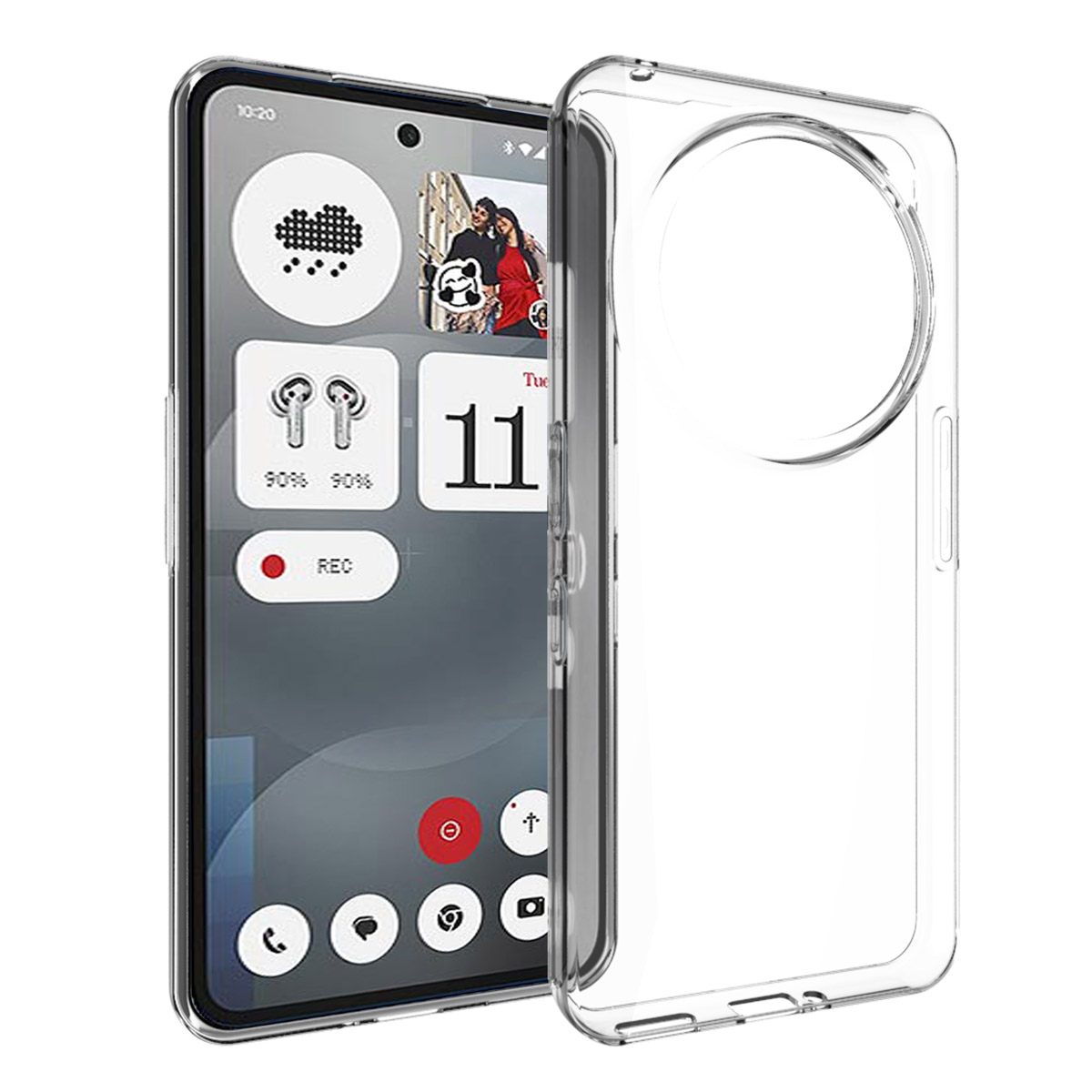 Accezz Clear Backcover Nothing Phone (3a) Pro – Transparant