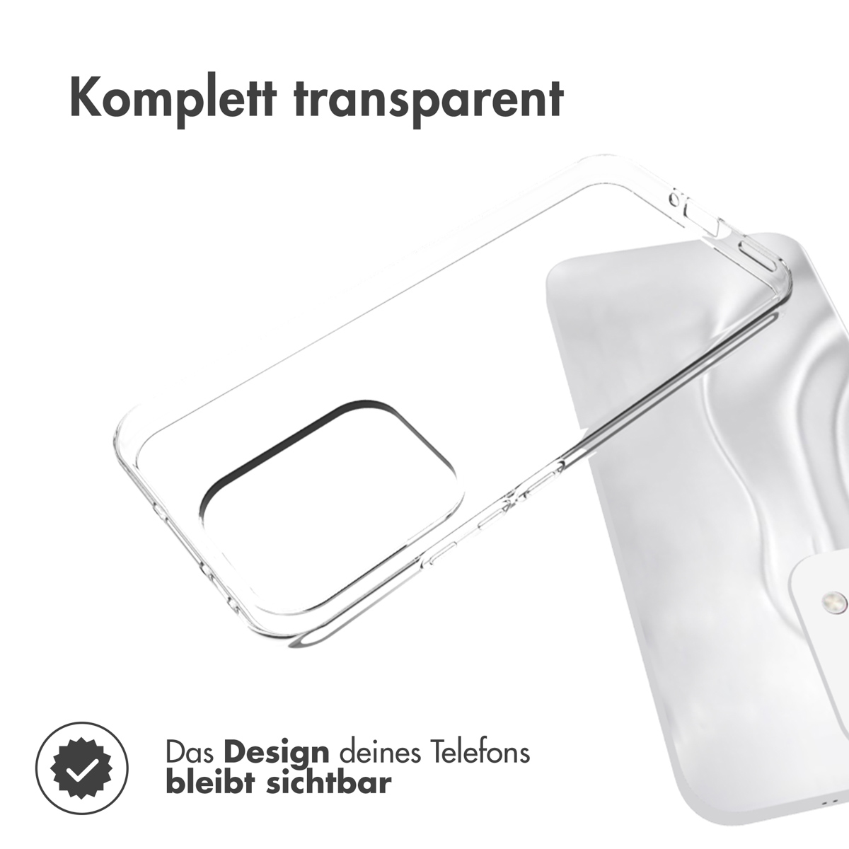 Accezz Clear Backcover Oppo Reno 13 - Transparant - Afbeelding 5