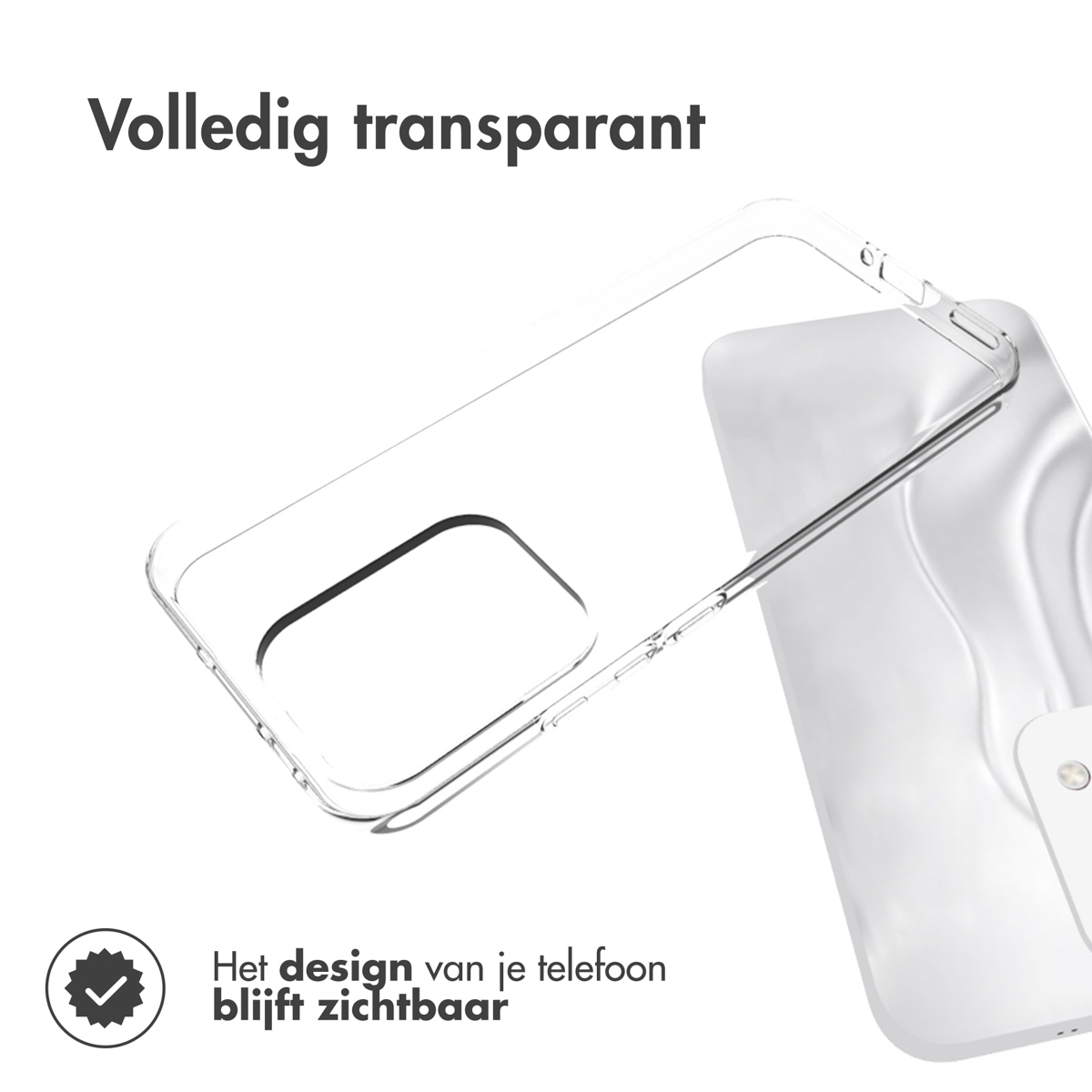 Accezz Clear Backcover Oppo Reno 13 - Transparant - Afbeelding 6