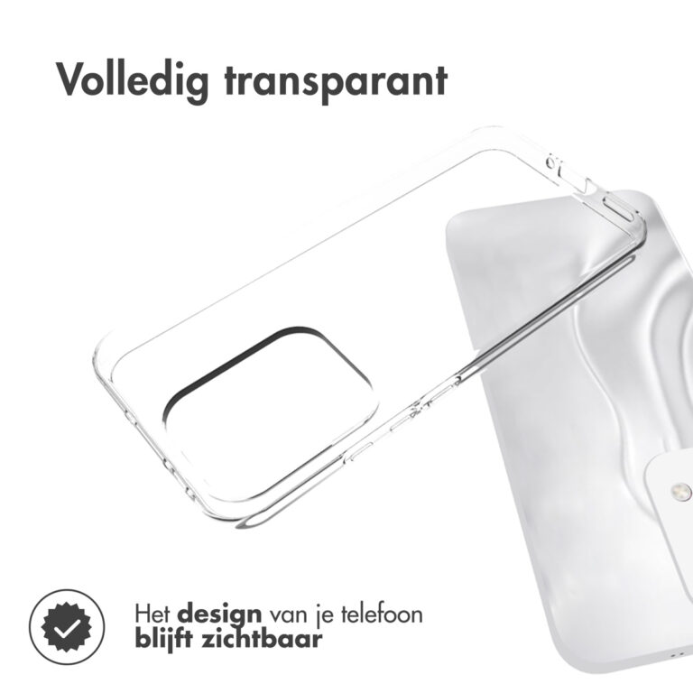 Accezz Clear Backcover Oppo Reno 13 - Transparant - Afbeelding 4