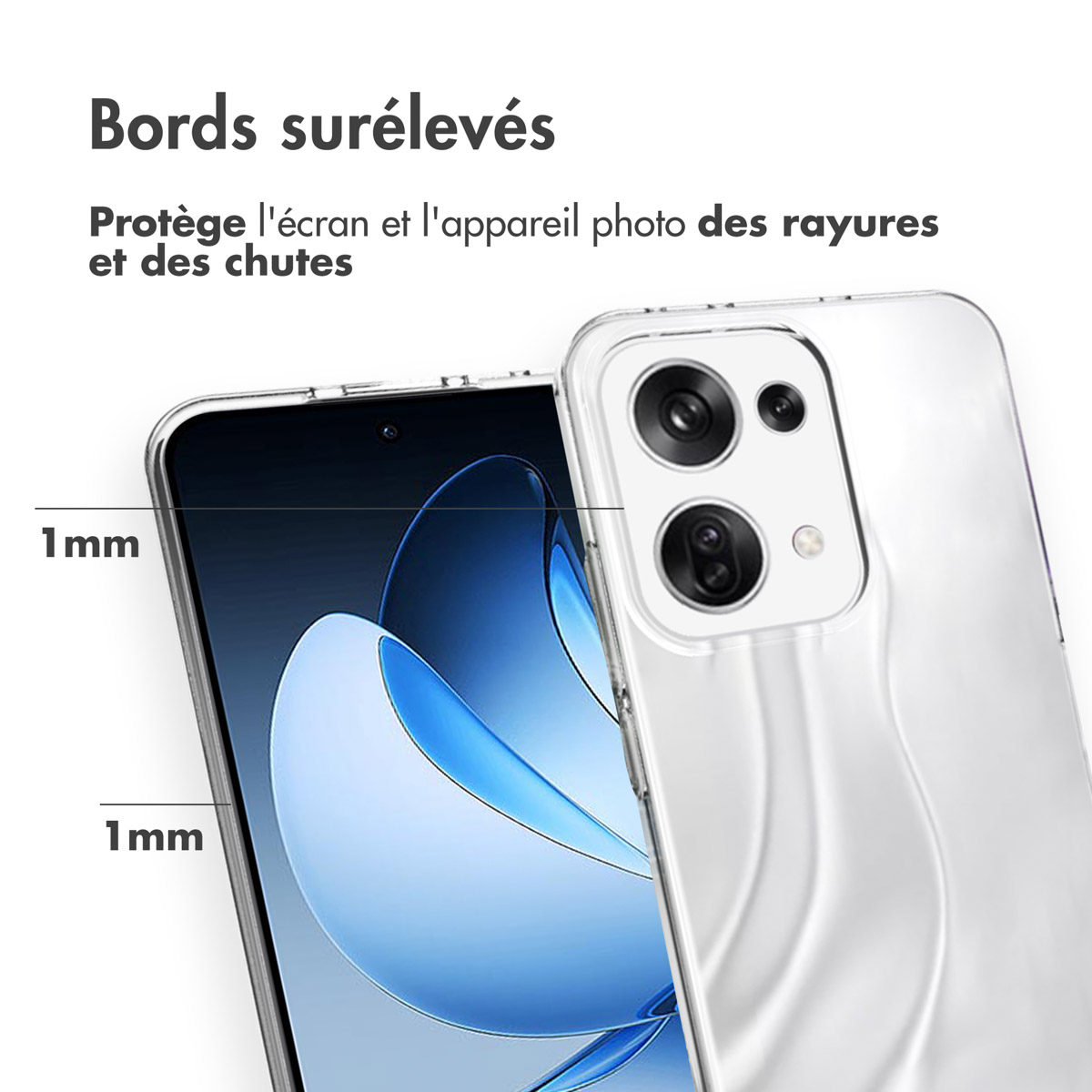 Accezz Clear Backcover Oppo Reno 13 - Transparant - Afbeelding 8
