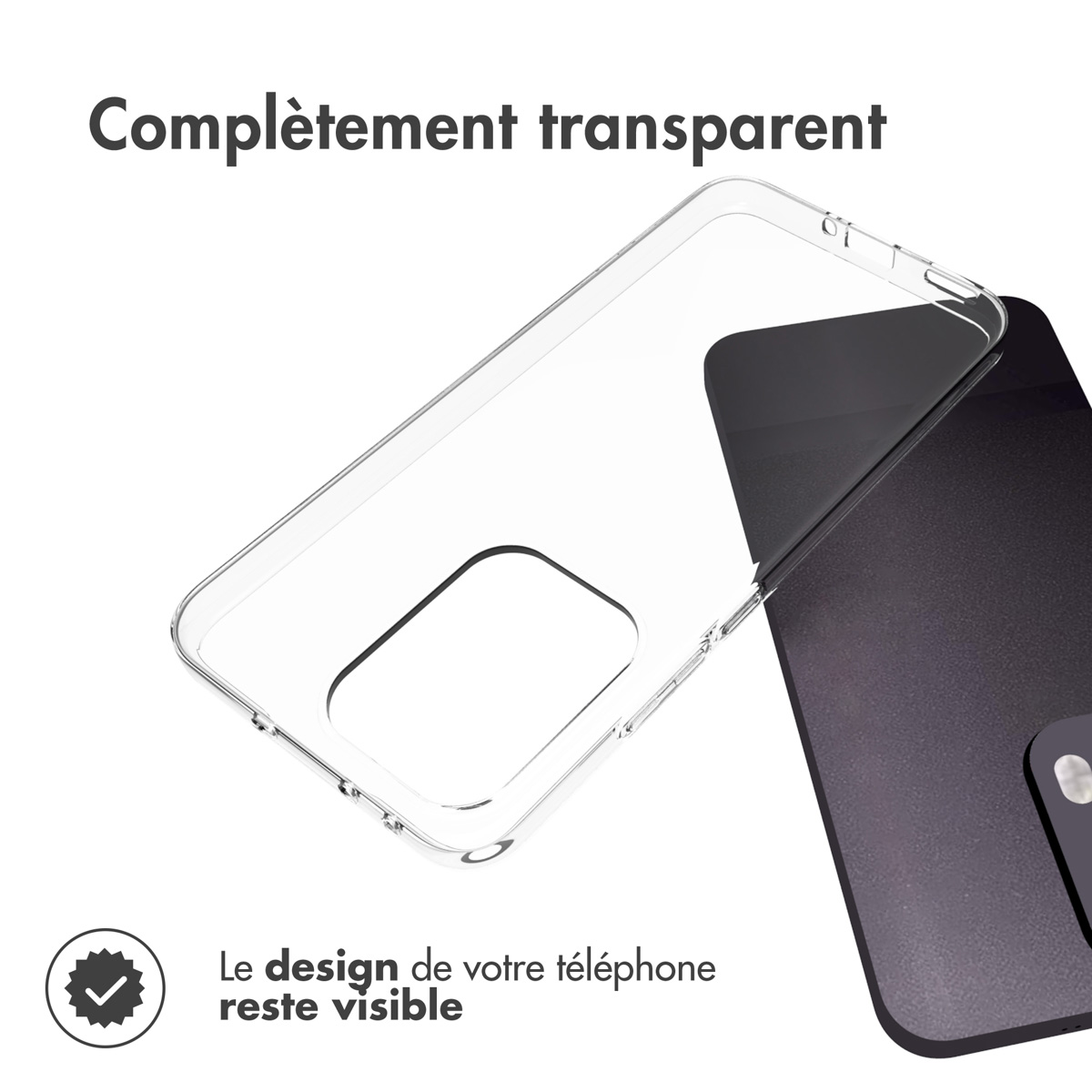 Accezz Clear Backcover Oppo Reno 13 Pro - Transparant - Afbeelding 4