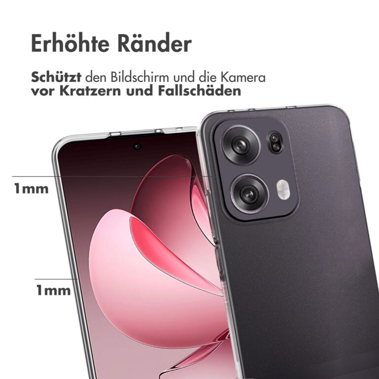 Accezz Clear Backcover Oppo Reno 13 Pro - Transparant - Afbeelding 8