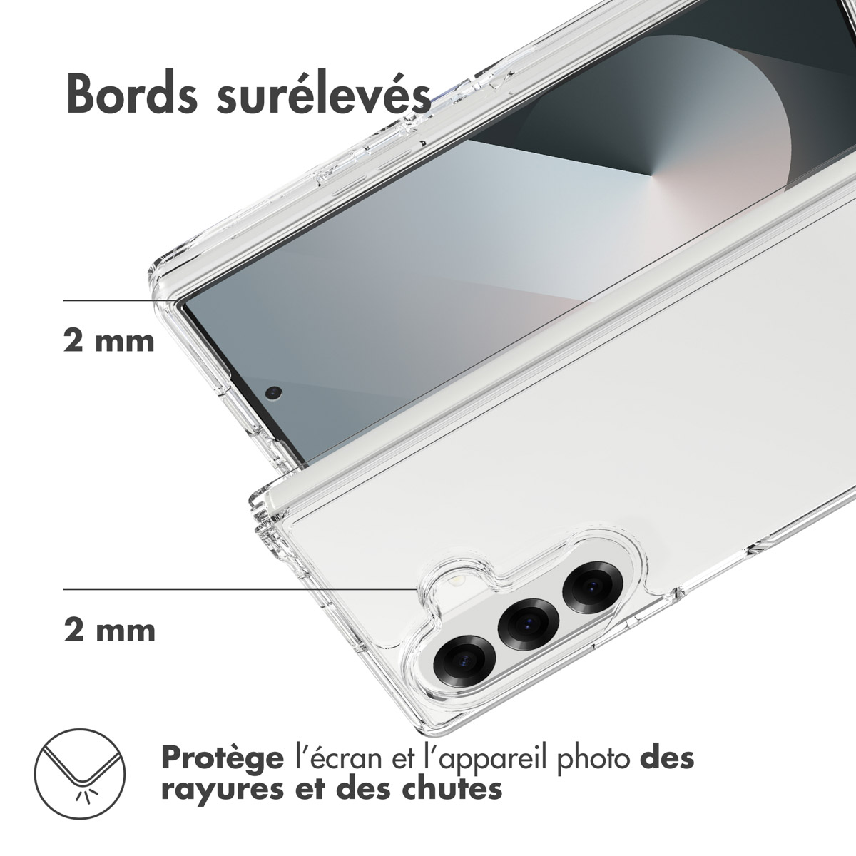 Accezz Xtreme Impact Backcover Samsung Galaxy Z Fold 7 - Transparant - Afbeelding 9