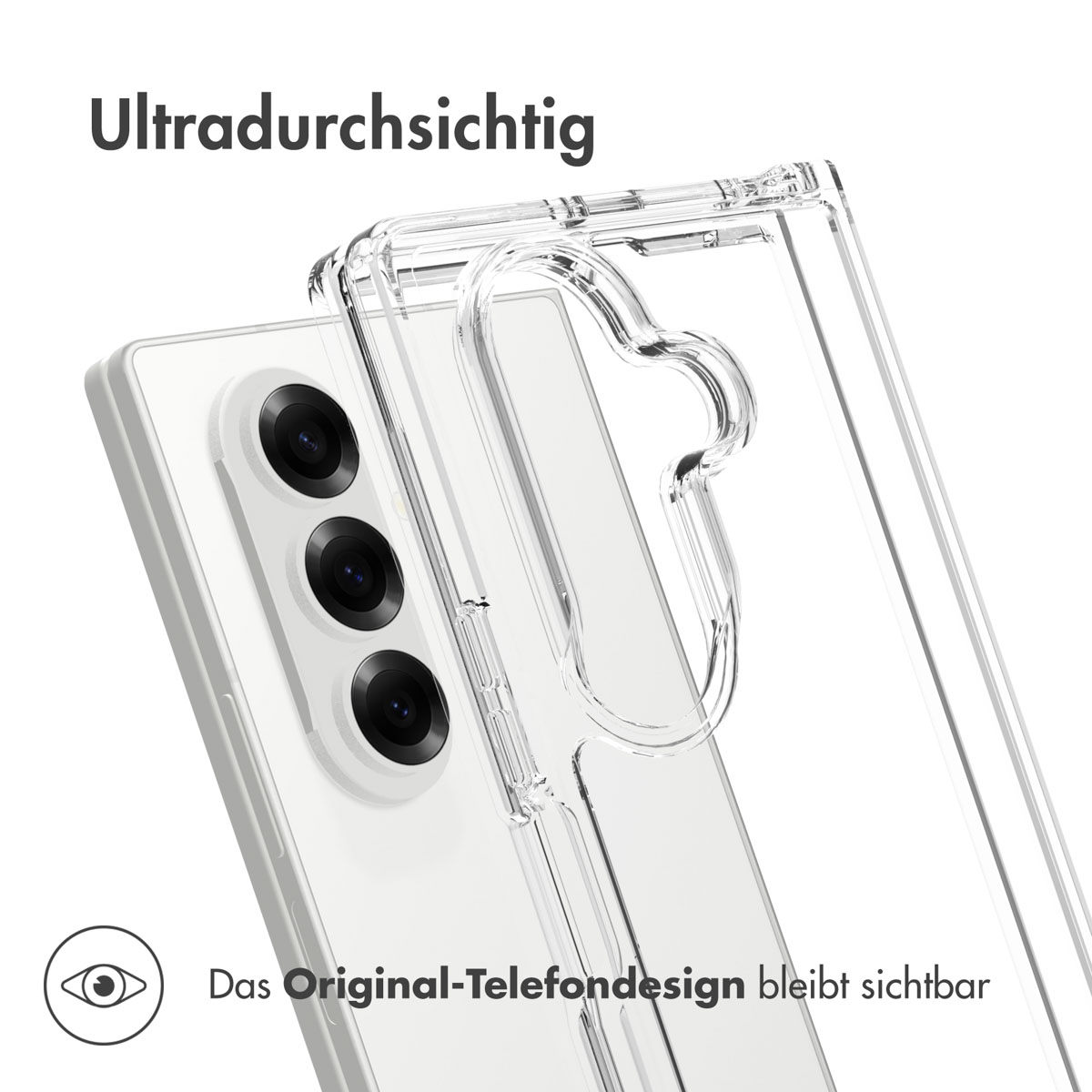 Accezz Xtreme Impact Backcover Samsung Galaxy Z Fold 7 - Transparant - Afbeelding 10