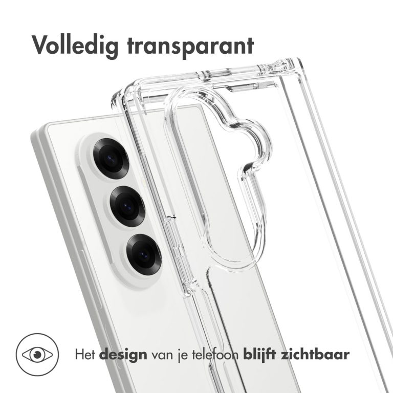 Accezz Xtreme Impact Backcover Samsung Galaxy Z Fold 7 - Transparant - Afbeelding 7